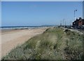 The shoreline alongside Granville Terrace, Redcar