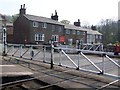 Level crossing at Grosmont Station