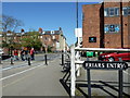 Looking from Friars Entry into Gloucester Green