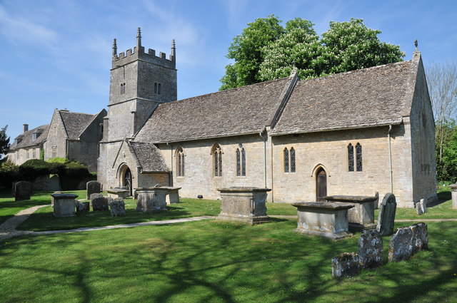 Somerford Keynes church and manor house © Philip Halling :: Geograph ...