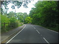 Mytchett Place Road heading for railway bridge