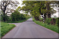 Road junction near Wreay