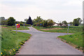 Road junction near Newbiggin Hall