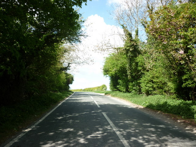 A minor road to the west of Braffords Hall
