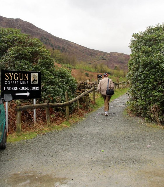 Pathway to Sygun Copper Mine, Beddgelert, Gwynedd