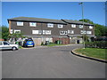 Rear view of flats in Popley