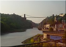ST5672 : Bristol : Clifton Suspension Bridge & River Avon by Lewis Clarke