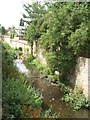 The Quaggy River south of Weardale Road, SE13