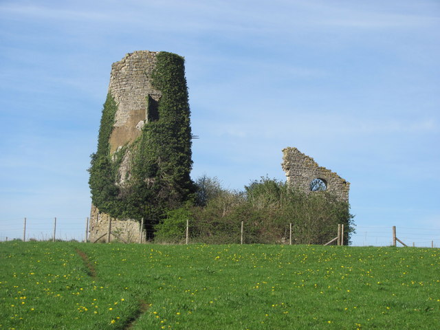 Ruins of old windmill
