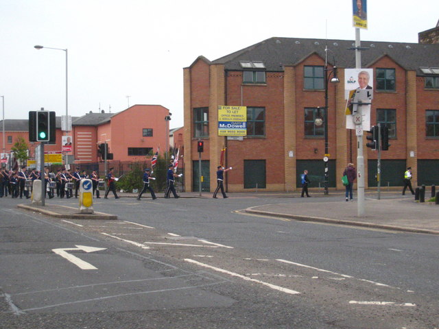 Parade in Ormeau Road