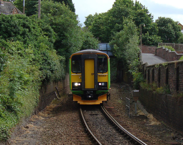 Train Approaching Stourbridge Town Station