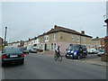 Approaching the junction of Northcote and Fawcett Roads