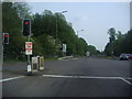 Traffic lights on A41, Hunton Bridge