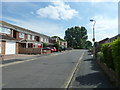 Looking from Burwood Grove towards Dundonald Close