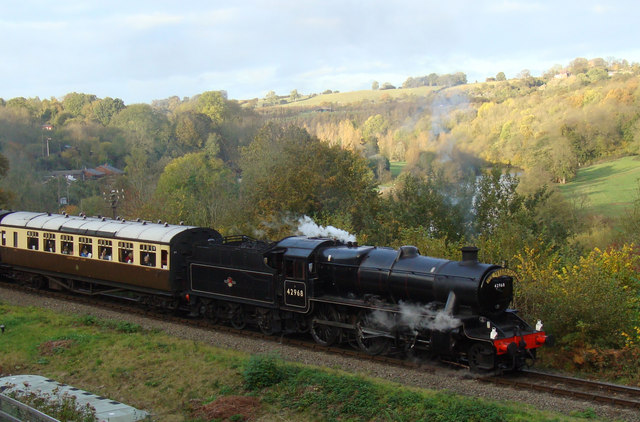 Stanier Mogul at Highley © Rob Newman cc-by-sa/2.0 :: Geograph Britain ...