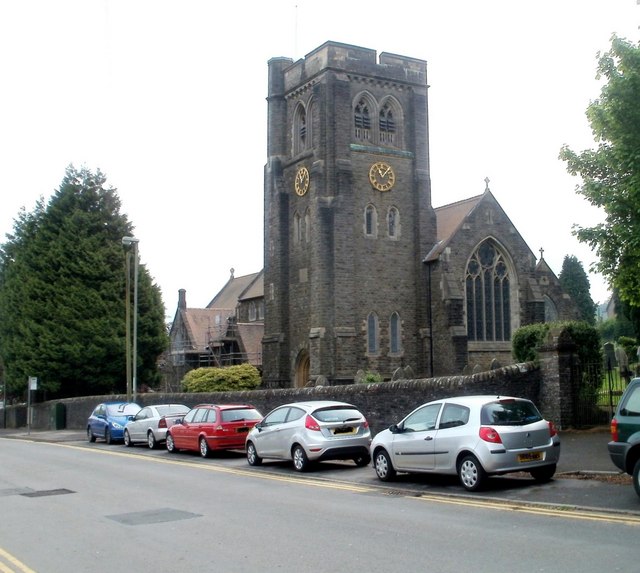 Tower, St Martin's Church, Caerphilly © Jaggery Geograph Britain and Ireland