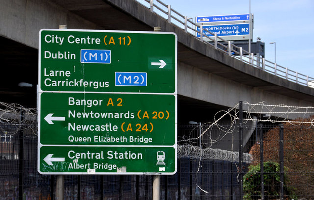 redundant-road-sign-belfast-albert-bridge-geograph-britain-and