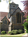 St Augustine, South Croydon: tower and north transept