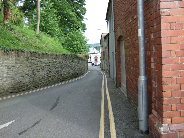 Castle Lane in Hay-on-Wye