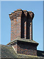 SO8688 : Chimney stacks on Ashwood Lodge near Kingswinford, Staffordshire by Roger  D Kidd