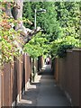 Footpath between Hillcrest View and Upper Elmers End Road, BR3