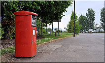 J3477 : Metered-mail box, Belfast by Albert Bridge