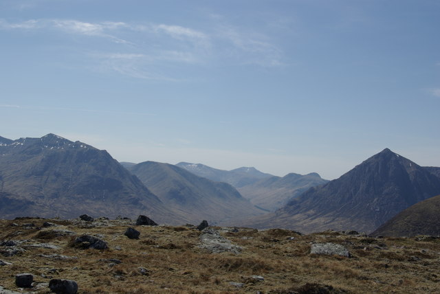 View from Meall Bhalach SE top