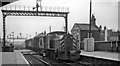 Goole Station, with Diesel-hauled goods trip