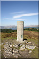 NM9137 : The triangulation pillar on Beinn Lora by Walter Baxter