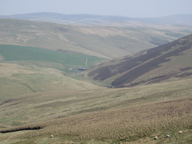 View to Upper Coquetdale from Dere Street