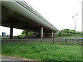 The A403 crossing the M4 Motorway