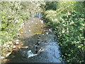 Bettws Brook flows away from Lambourne Way, Newport