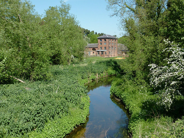 The Smestow River at Greensforge, Staffordshire