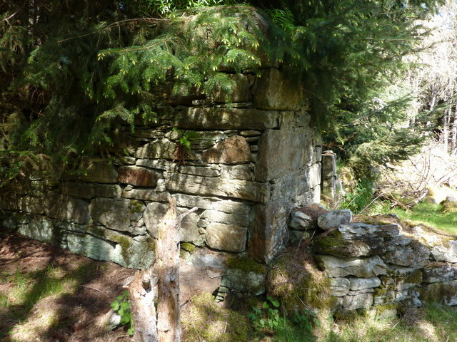 Ruined farmhouse at Balnacrae