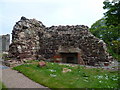 Coldingham Priory fireplace