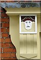 Painted corbel, West End