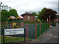 The play area on Marlborough Street, Liverpool 3