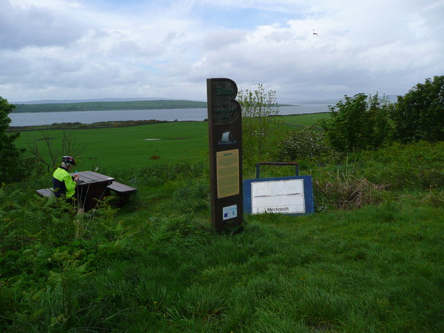 Picnic spot and viewpoint at Mecknoch