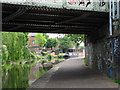 Nottingham Canal: rivets and reflections