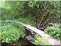 Stone footbridge at Lower Clough