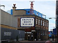 View of the Trinity Buoy Wharf School from Orchard Place