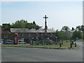 War memorial dominates the road junction in Brill