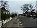 Dead end at the eastern end of Broomfield Avenue