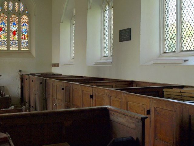 Box pews, St Michael's church, Poughill