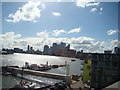 View of Canary Wharf from the lighthouse