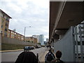 View of the HSBC Building from Blackwall Way