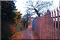 Footpath on the edge of High Barnet