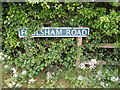 TG0526 : Foulsham Road Sign by Geographer