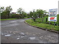 Entrance to Balfour Beatty-Gap works site