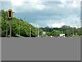 The M62 eastbound at junction 25 on ramp